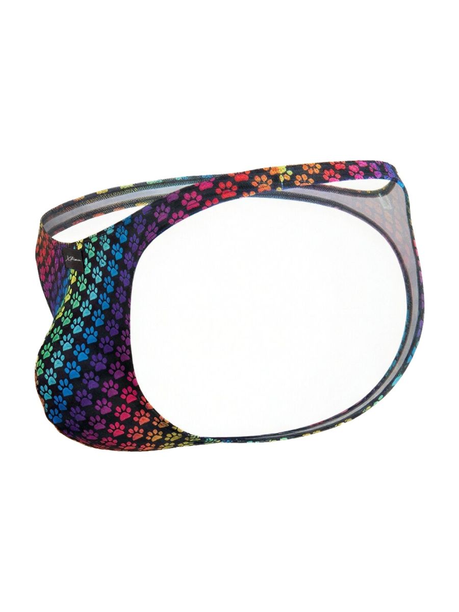 Xtremen 91284 Printed Microfiber Thongs Color Paw print