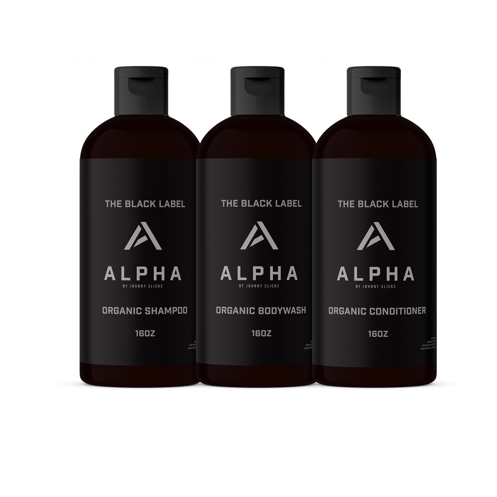 Black Label Shower Set