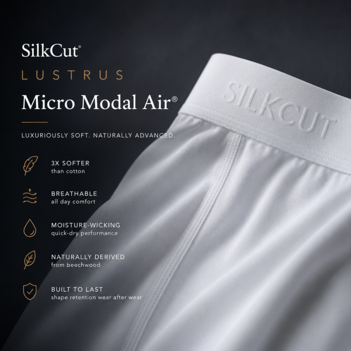 SilkCut Micro Modal Air Men’s Briefs - 3 Pack